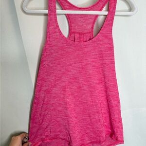 lululemon Hot Pink Heather Racerback Tank